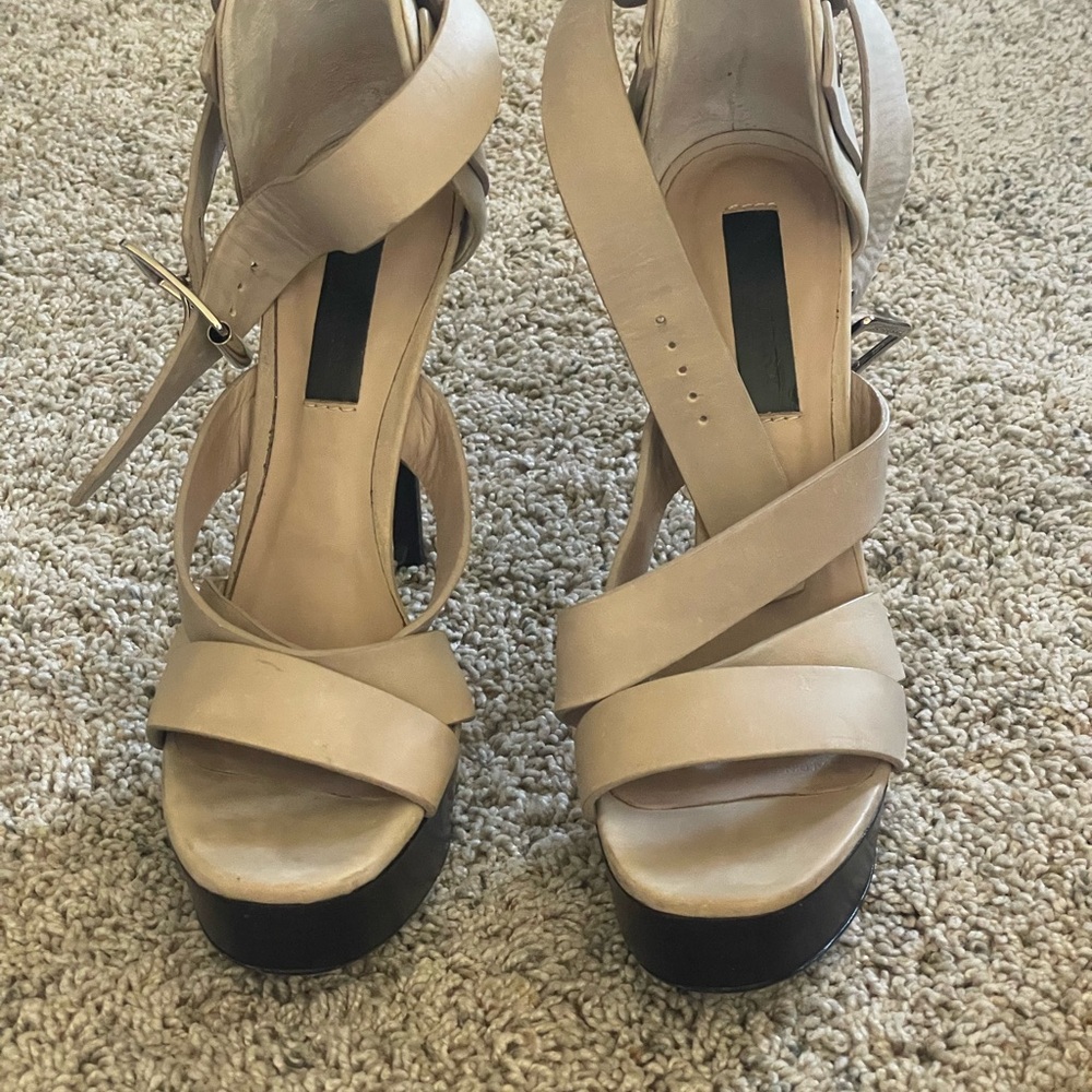 Burberry Prorsum Strappy Heels